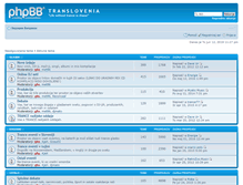 Tablet Screenshot of forum.translovenia.si